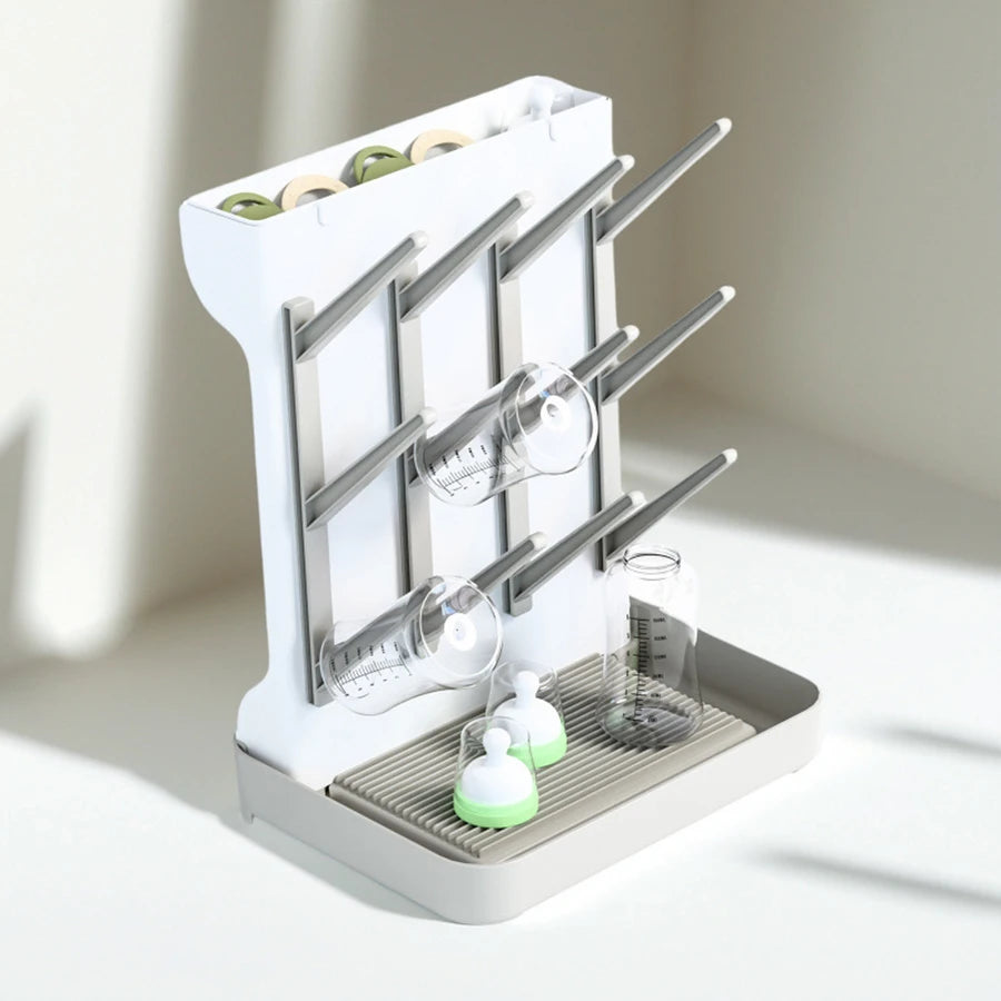 Baby Bottle Drying Rack & Drying Stand | Hygienic Countertop Bottle Organizer