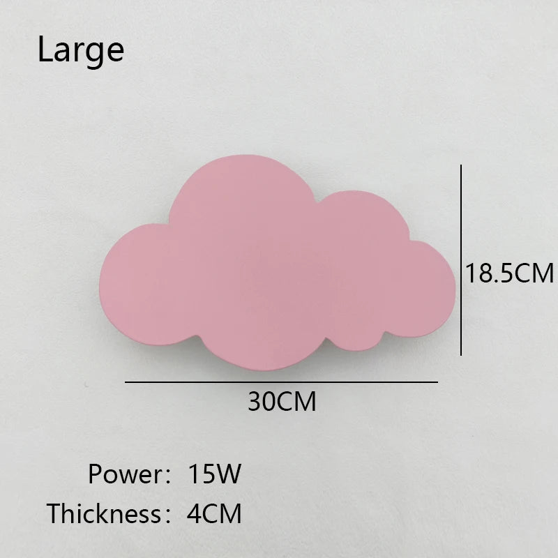 Cloud Shape LED Wall Light – Dimmable Nursery Night Light for Kids Room