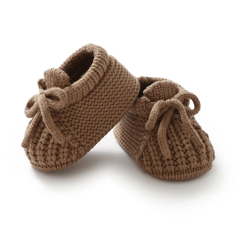Soft Knit Baby Booties | Cozy Newborn First Walking Shoes