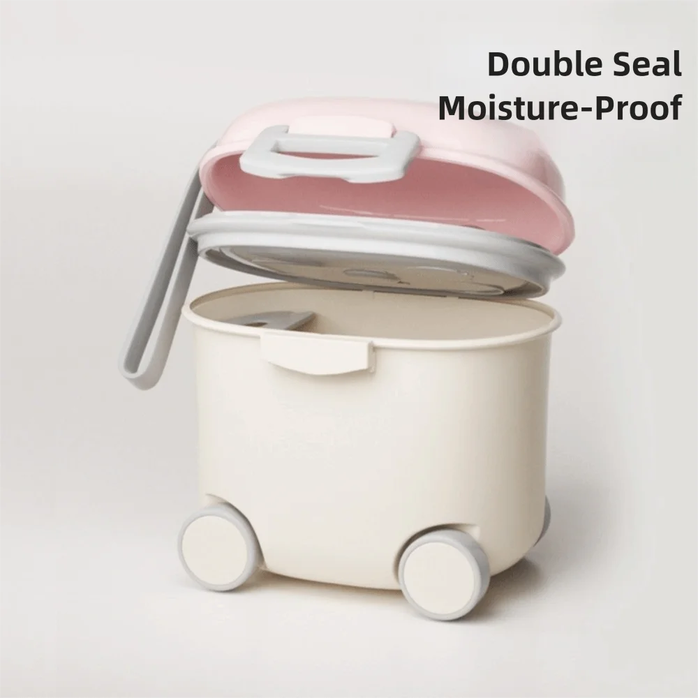 Leak-Proof Baby Formula Dispenser 400ML | Travel Milk Powder Container with Scoop
