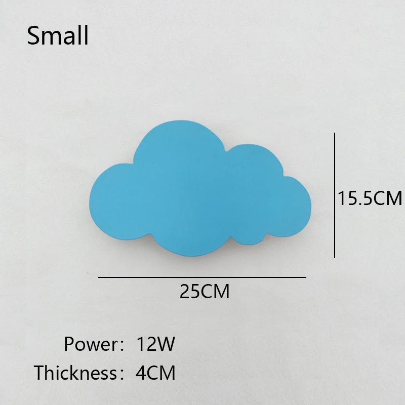 Cloud Shape LED Wall Light – Dimmable Nursery Night Light for Kids Room