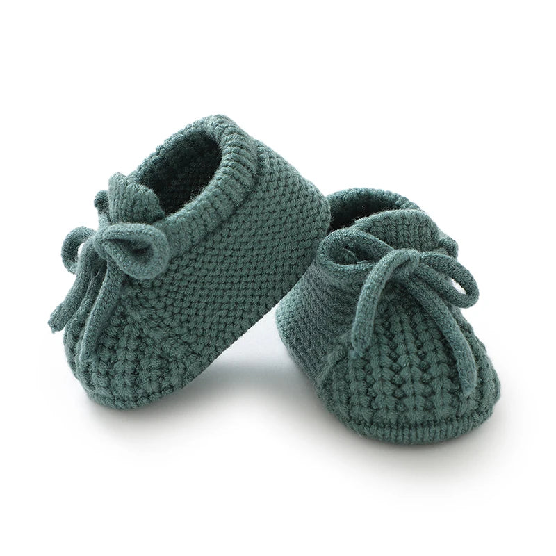 Soft Knit Baby Booties | Cozy Newborn First Walking Shoes