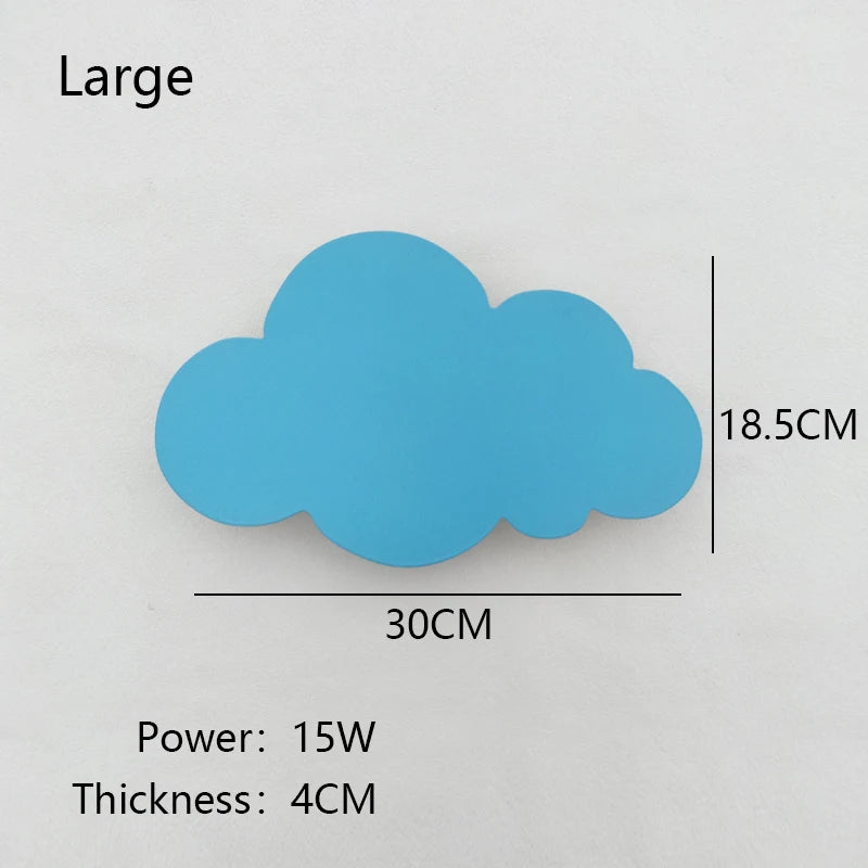 Cloud Shape LED Wall Light – Dimmable Nursery Night Light for Kids Room