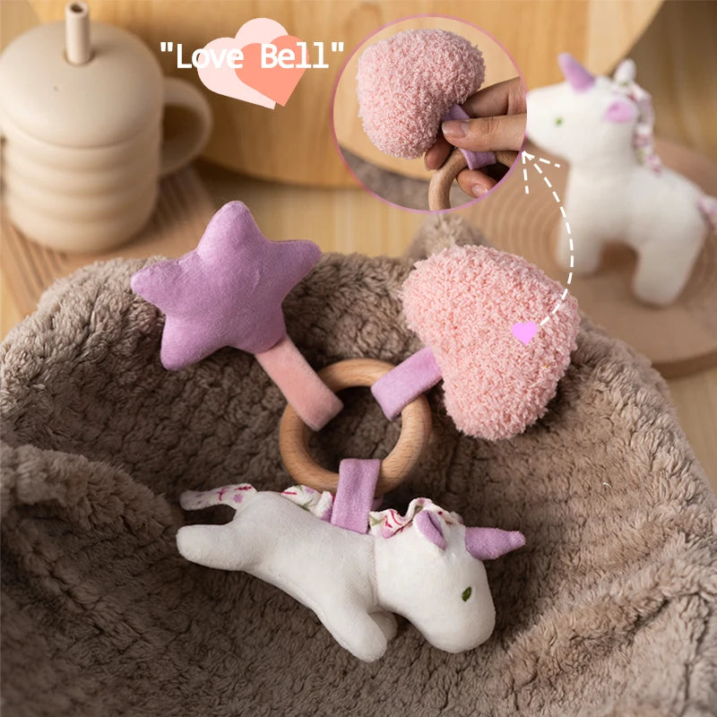 Baby Sensory Rattle & Teether Toy Set