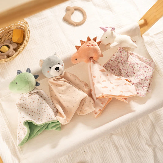 Baby Security Blanket Comforter Soft Plush Animal Lovey for Newborns & Toddlers