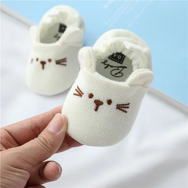 Cute Animal Baby Crib Shoes | Soft Anti-Slip First Walker Booties
