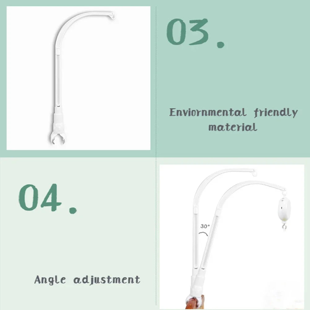 Baby Crib Mobile Arm Holder | Hanging Bracket for Nursery Mobile Toys