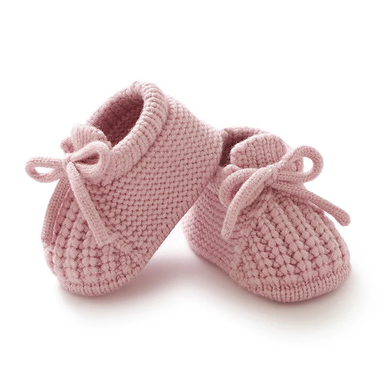 Soft Knit Baby Booties | Cozy Newborn First Walking Shoes