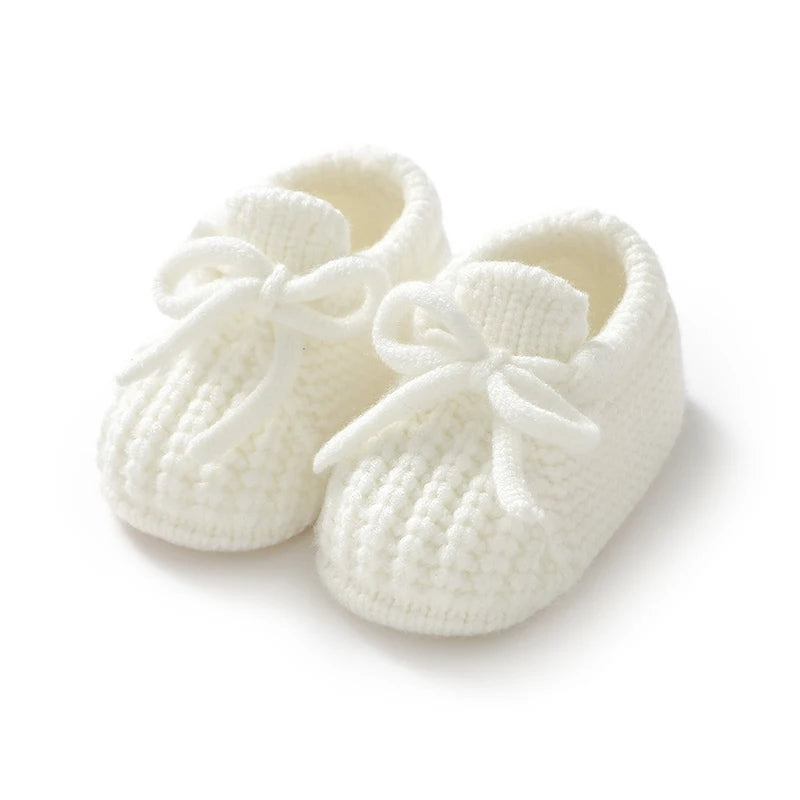 Soft Knit Baby Booties | Cozy Newborn First Walking Shoes