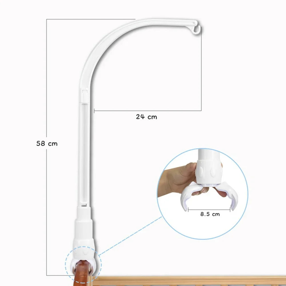 Baby Crib Mobile Arm Holder | Hanging Bracket for Nursery Mobile Toys