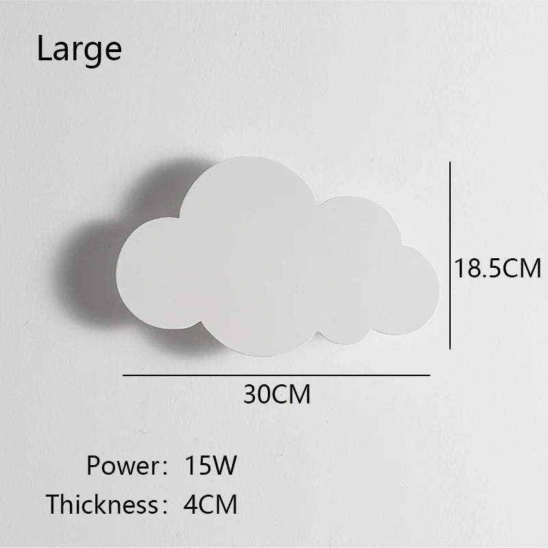 Cloud Shape LED Wall Light – Dimmable Nursery Night Light for Kids Room