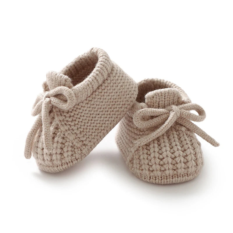 Soft Knit Baby Booties | Cozy Newborn First Walking Shoes