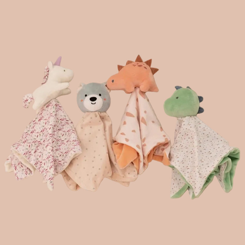 Baby Security Blanket Comforter Soft Plush Animal Lovey for Newborns & Toddlers