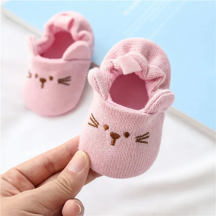 Cute Animal Baby Crib Shoes | Soft Anti-Slip First Walker Booties