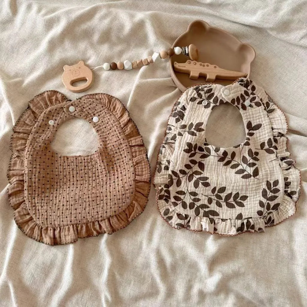 Soft Organic Muslin Baby Bib