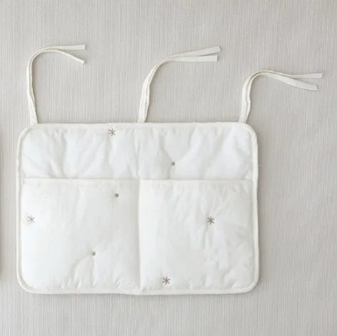 Baby Crib Hanging Storage Bag – Nursery Organizer for Diapers, Bottles & Toys