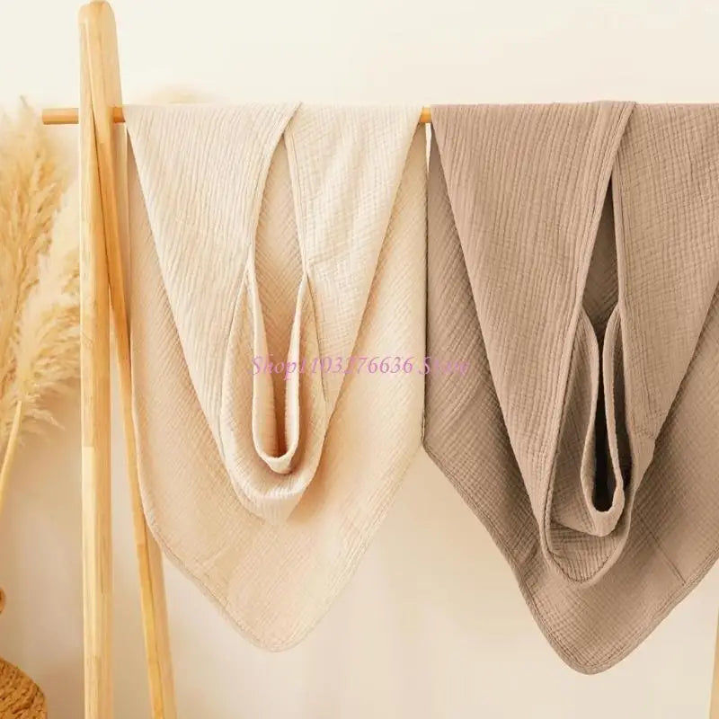 2 Pack Hooded Baby Towels | Ultra Soft Cotton Gauze Bath Towels for Newborns
