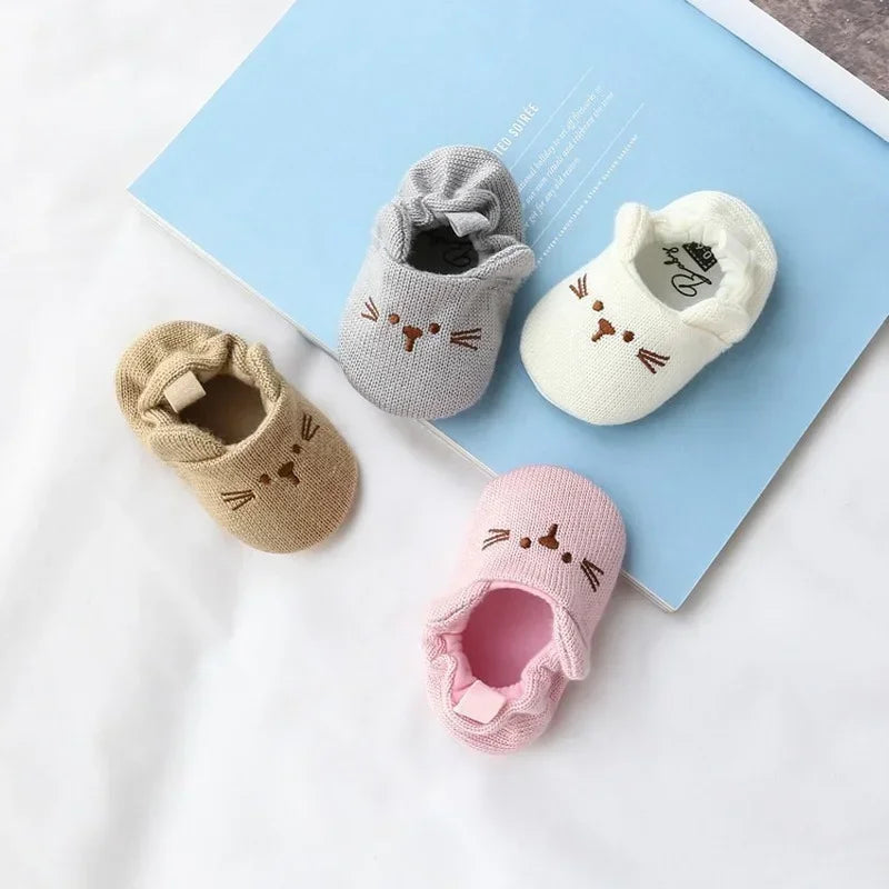 Cute Animal Baby Crib Shoes | Soft Anti-Slip First Walker Booties