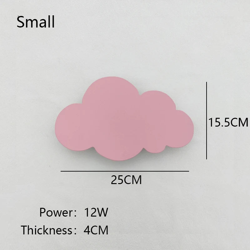 Cloud Shape LED Wall Light – Dimmable Nursery Night Light for Kids Room