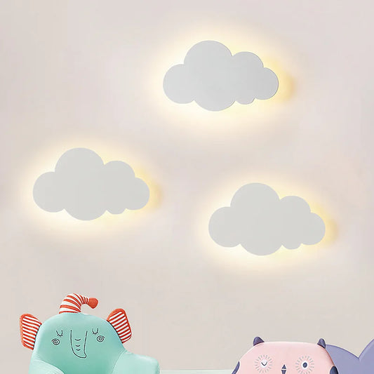 Cloud Shape LED Wall Light – Dimmable Nursery Night Light for Kids Room