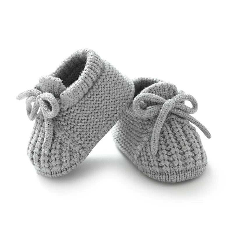 Soft Knit Baby Booties | Cozy Newborn First Walking Shoes