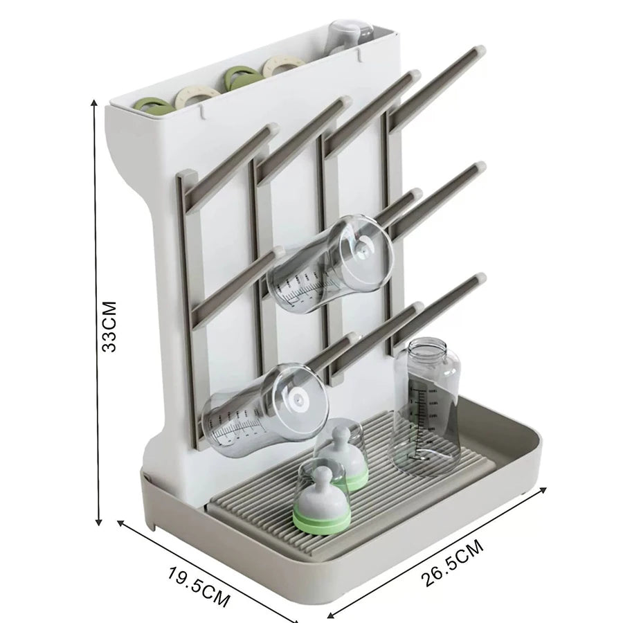 Baby Bottle Drying Rack & Drying Stand | Hygienic Countertop Bottle Organizer
