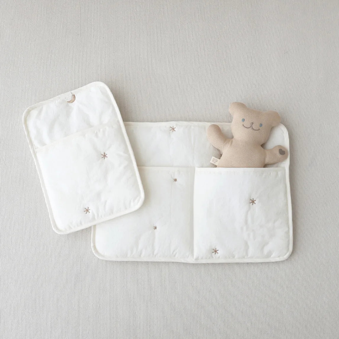Baby Crib Hanging Storage Bag – Nursery Organizer for Diapers, Bottles & Toys