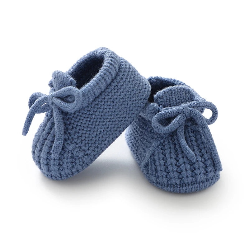 Soft Knit Baby Booties | Cozy Newborn First Walking Shoes