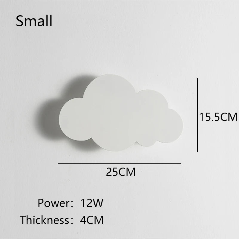 Cloud Shape LED Wall Light – Dimmable Nursery Night Light for Kids Room