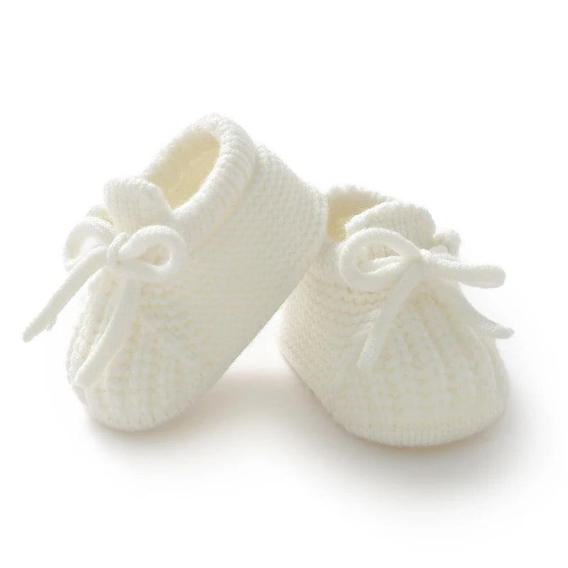 Soft Knit Baby Booties | Cozy Newborn First Walking Shoes