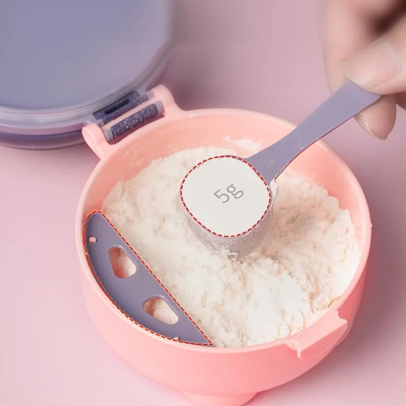Portable Baby Formula Milk Powder Dispenser with Scoop