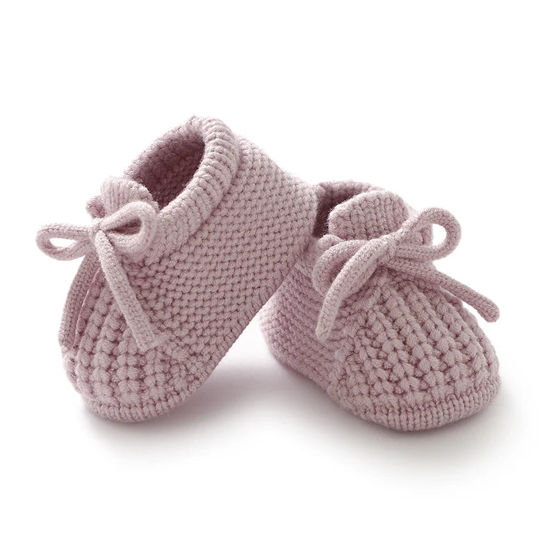 Soft Knit Baby Booties | Cozy Newborn First Walking Shoes